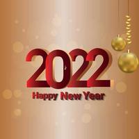 Happy new year celebration greeting card and background vector