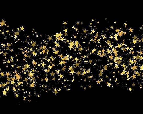 Glitter pattern made of stars