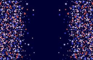 July 4th pattern made of stars vector