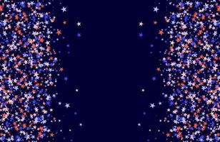 July 4th pattern made of stars vector