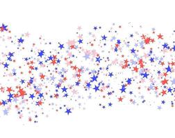 July 4th pattern made of stars vector