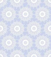 Snow seamless pattern, winter holiday snowflakes ornamental seasonal background. vector