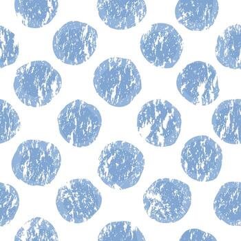 Seamless pattern with polka dot ornament. Stylish drawn dotted backdrop. Abstract textured circle ornament. vector