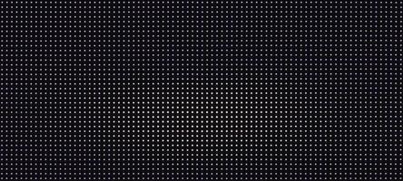 Background pattern of luminous blue and white LED dots lights on black background photo