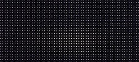 Background pattern of luminous blue and white LED dots lights on black background photo