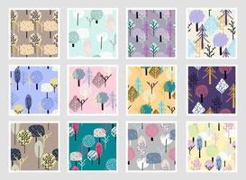 Colourful trendy seamless exotic pattern with tropical plants. Modern abstract design for paper, wallpaper, cover, fabric and other users. Vector illustration.