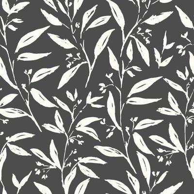 Brush drawing seamless pattern