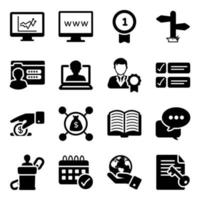 Business and Marketing and Element Icon Set vector