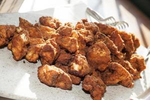 Fried chicken nuggets photo