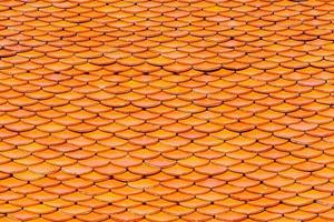 Roof of a temple in Thai style photo