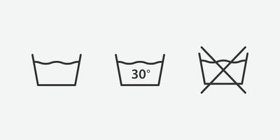 laundry vector isolated icon. clean, clothing, washing symbol