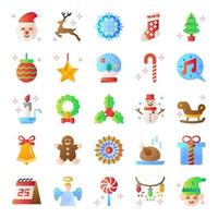 christmas gradient vector icons