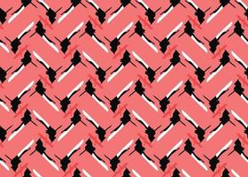 Vector texture background, seamless pattern. Hand drawn, red, black, white colors.