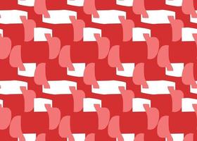Vector texture background, seamless pattern. Hand drawn, red, white colors.