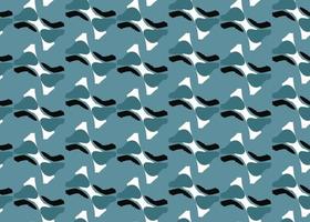 Vector texture background, seamless pattern. Hand drawn, blue, black, white colors.