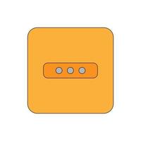 Simple illustration of socket plug icon isolated on background vector