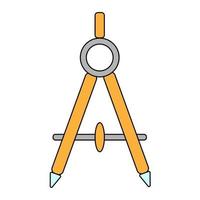 Compass icon in trendy Architecture symbol for web site, design, logo, app, UI vector