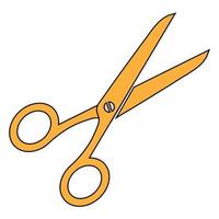 Scissors icon or logo isolated sign symbol illustration for web design vector