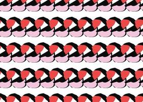 Vector texture background, seamless pattern. Hand drawn, red, black, pink, white colors.