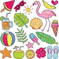 Summer Element Collection vector