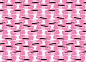 Vector texture background, seamless pattern. Hand drawn, pink, white, black colors.