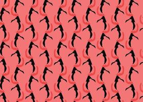 Vector texture background, seamless pattern. Hand drawn, red, black colors.