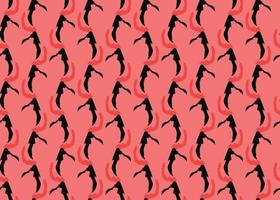 Vector texture background, seamless pattern. Hand drawn, red, black colors.