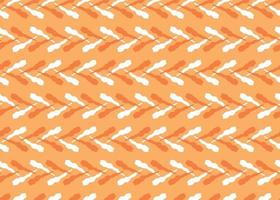 Vector texture background, seamless pattern. Hand drawn, orange, white colors.