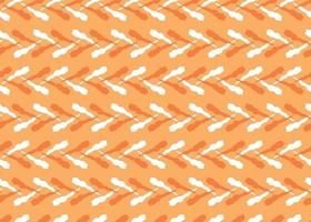 Vector texture background, seamless pattern. Hand drawn, orange, white colors.