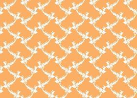 Vector texture background, seamless pattern. Hand drawn, orange, white colors.