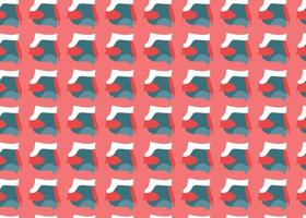Vector texture background, seamless pattern. Hand drawn, red, blue, white colors.