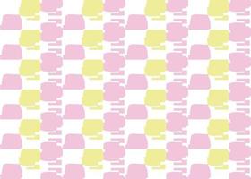 Vector texture background, seamless pattern. Hand drawn, yellow, pink, white colors.