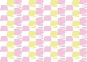 Vector texture background, seamless pattern. Hand drawn, yellow, pink, white colors.