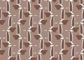 Vector texture background, seamless pattern. Hand drawn, brown, white colors.