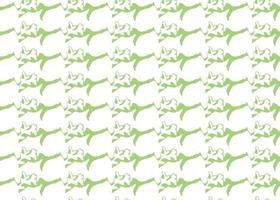 Vector texture background, seamless pattern. Hand drawn, green, white colors.