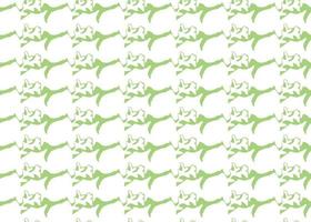 Vector texture background, seamless pattern. Hand drawn, green, white colors.