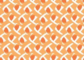 Vector texture background, seamless pattern. Hand drawn, orange, white colors.