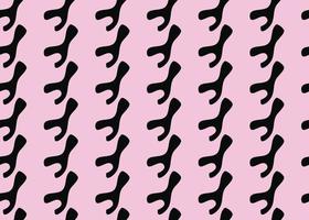 Vector texture background, seamless pattern. Hand drawn, pink, black colors.