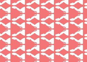 Vector texture background, seamless pattern. Hand drawn, red, white colors.
