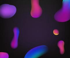 Abstract vector background with abstract colorful bubbles