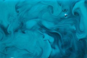 pintura mixta de textura acrílica azul con patrón de mármol