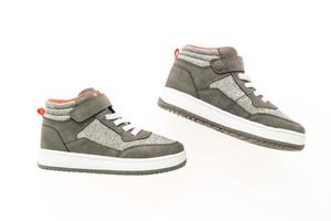 Sneakers on white background photo