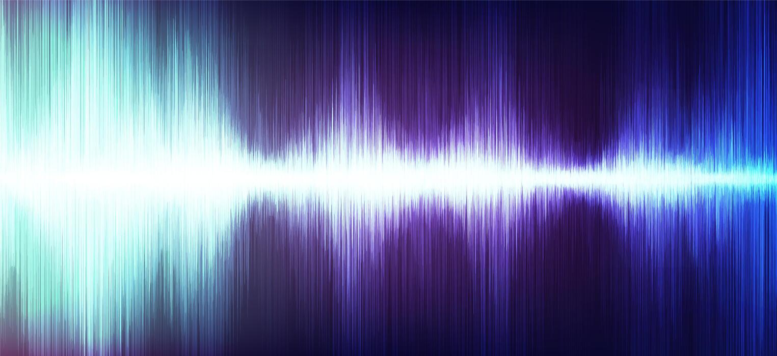 アート・デザイン・音楽 ULTRA VIOLET Ultra Violet Sound Wave background 2581550 Vector Art at