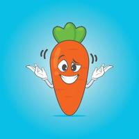 Carrot Character Vector