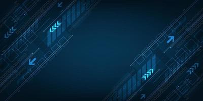 Vector background in the concept of technology.