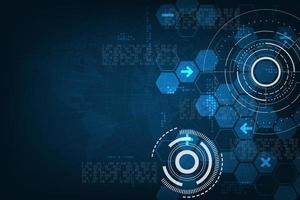 Vector background of scientific and technological system for calculating complex data.