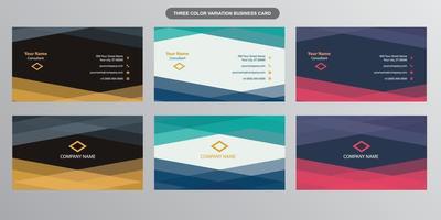 Simple and Elegant Business Card Bundle vector