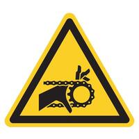 Hand Entanglement Chain Drive Symbol Sign, Vector Illustration, Isolate On White Background Label .EPS10