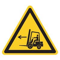 Forklift Point Left Symbol Sign, Vector Illustration, Isolate On White Background Label .EPS10