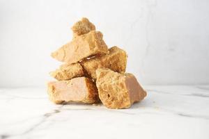 Stack of jaggery photo